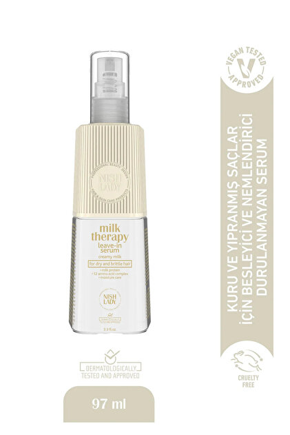 Nishlady Milk Therapy Saç Serumu 97ml -besleyici Ve Nemlendirici