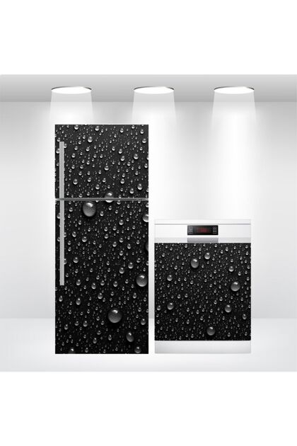 Refrigerator and Dishwasher Door Self Adhesive Sticker Foil Water Drop