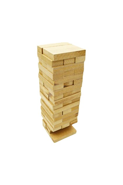 Linea Dilay Oyuncak Ahşap Denge Oyunu 54 Parça, Jenga, Janga