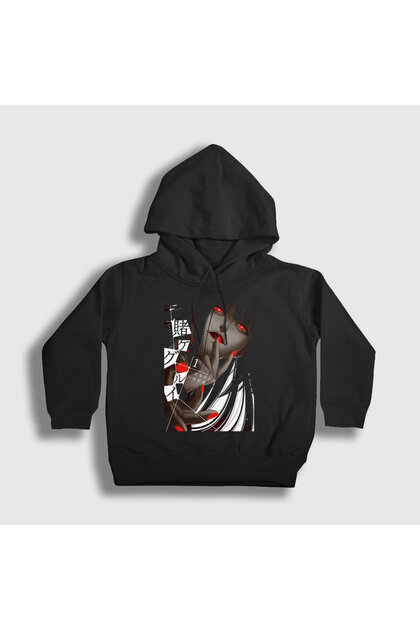 Unisex Kids Black Yumeko Anime Kakegurui Hooded Sweatshirt240111tt