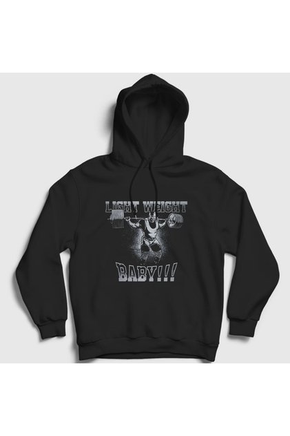 Unisex Black Light Weight Baby Gym Sports Ronnie Coleman Hooded Sweatshirt360207tt