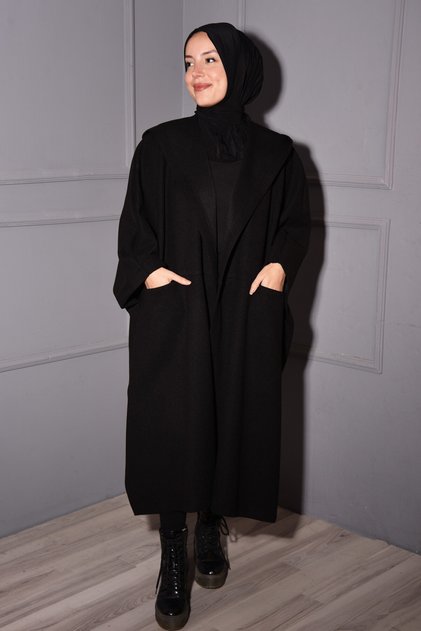 Poncho with Pocket Standard Plus Size