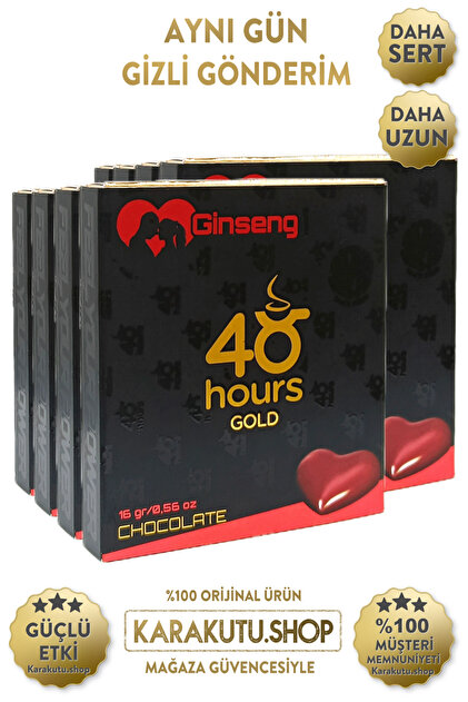 Genel Markalar 48 Hours beya hilti Ginseng Çikolata 12 Adet Gizli