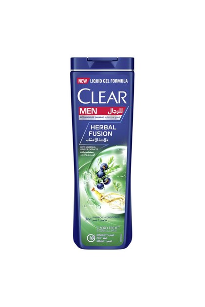 Shampoo Men 400 ml Herbal Fusion (BLUE) --- كلير شامبو رجالي خلاصة الاعشاب 400مل ازرق