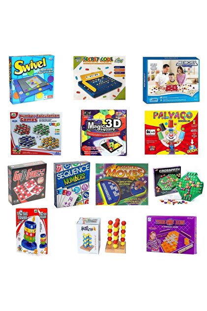 Edutoys AKIL ZEKA OYUNLARI İLK VE ORTAOKUL SETİ 13 PARÇA - Fiyatı