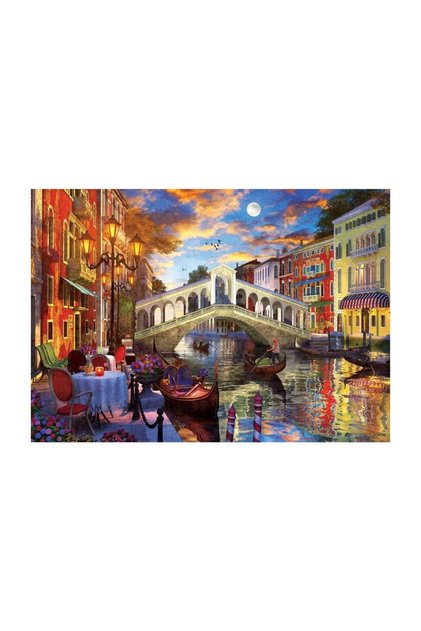 Rialto Bridge Venice 1500 Piece Painting Puzzle