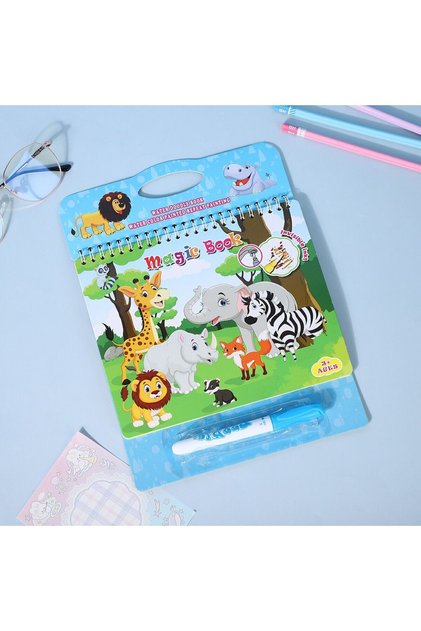 Forest friends water painting - coloring book with magic special pen