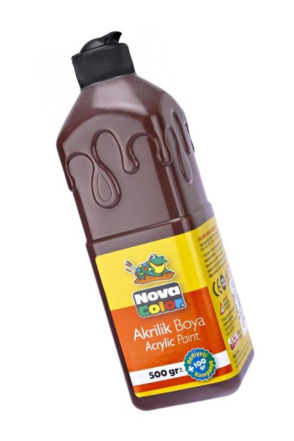 Akrilik Boyası 500 Gr 1 Adet Su Bazlı Akrilik Boya Honi Sanatsal Boya Tuval Ahşap Metal Ağaç Taş Bet