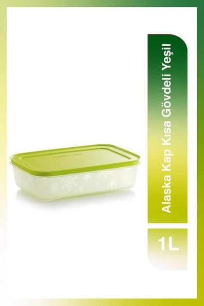 mayuミリダーリグリーン0 Tupperware Alaska Kısa Gövdeli Derin Dondurucu Gıda Saklama Kabı
