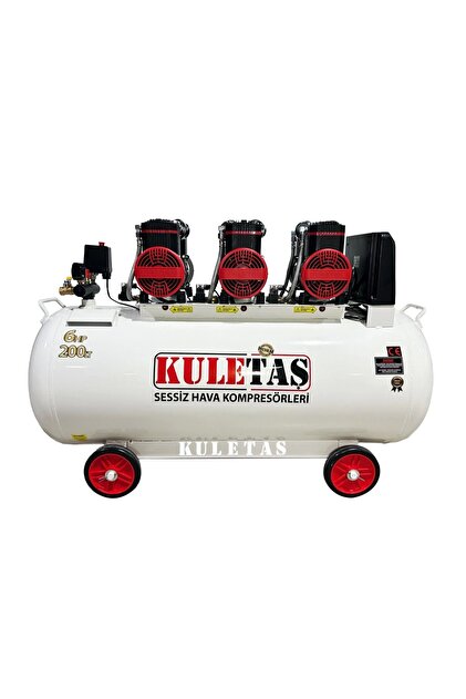 Kuletaş Kuletaş 200 Litre 8 HP Sessiz & Yağsız Premium Kafa Hava