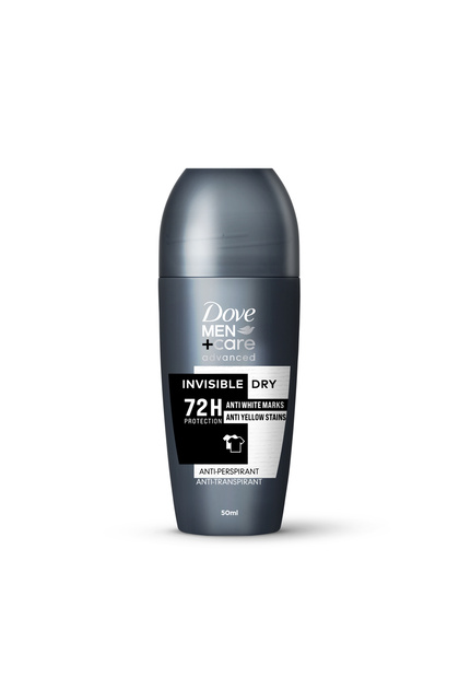 مزيل عرق رول أون، Advanced Care Invisible Dry للرجال، 50 مل