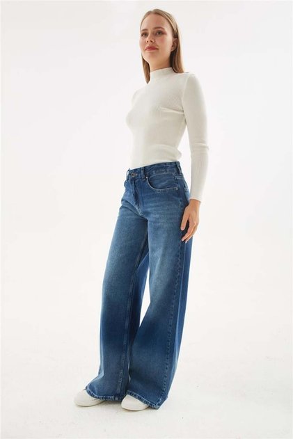Denim Trousers Dark Blue
