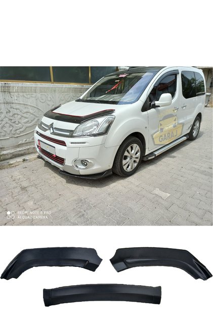 Citroen Berlingo Ön Tampon Eki Berlingo 3 Parça Kanatlı Lip Berlingo Ön Ek