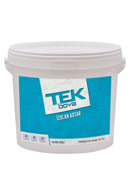Tek Izolan Iç Dış Cephe Su Bazlı Şeffaf Astar 2,5 L