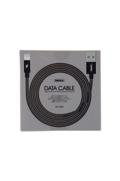 Remax Rc-080i Apple Lightning Çelik Spiral Şarj Data Kablosu - 4