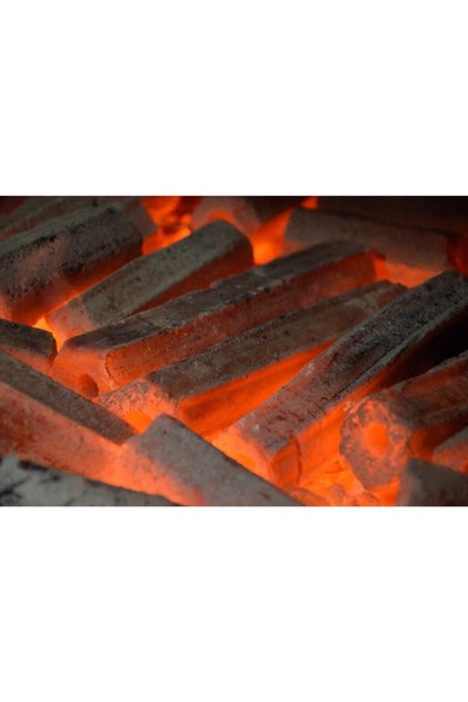 Işin Ustası Yüksek Isılı Kokusuz Briket Elit Mangal Kömürü 10 Kg