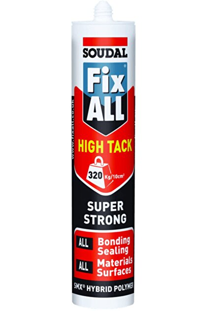 Soudal Fix All High Tack Ms Polimer Yapıştırıcı 290 Ml Siyah