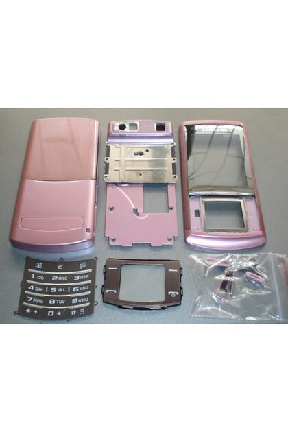Samsung Sgh-u900 Kasa Kapak Ve Tuş Takımı,pembe