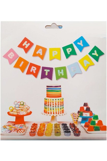 Colorful Happy Birthday Banner