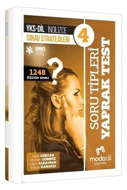 Modadil Yks Dil Ingilizce Sınav Stratejileri-4 Soru Tipleri Yaprak