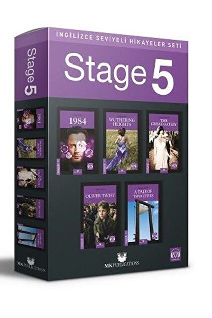 PRIDEパンフレット6冊セット MK Publications Ingilizce Seviyeli Hikayeler Seti Stage 6 (5 Kitap