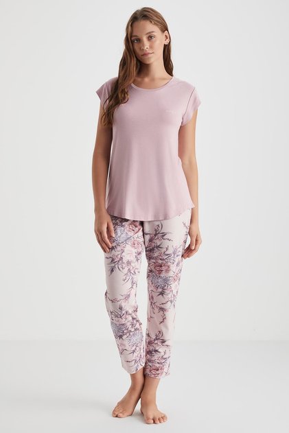 Soft textured pajama set