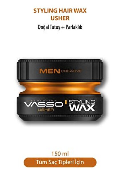 Vasso Men Vasso Hair Styling Wax (baller) Aqua Wax 150 Ml - Fiyatı, Yorumları