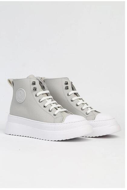 Bn-31058 Gray Women's High Top Sneakers