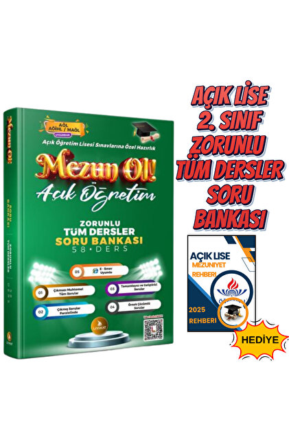 Liyakat Yayınları 2025-YENİ MÜFREDAT-AÇIK LİSE 10.SINIF ZORUNLU