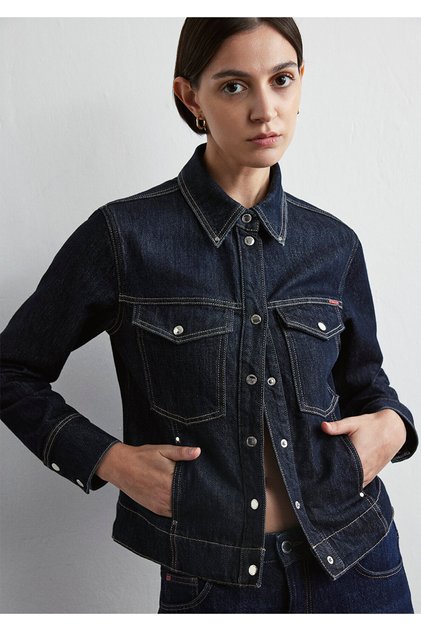 Erna Navy Blue Jean Jacket 1110673 -89420