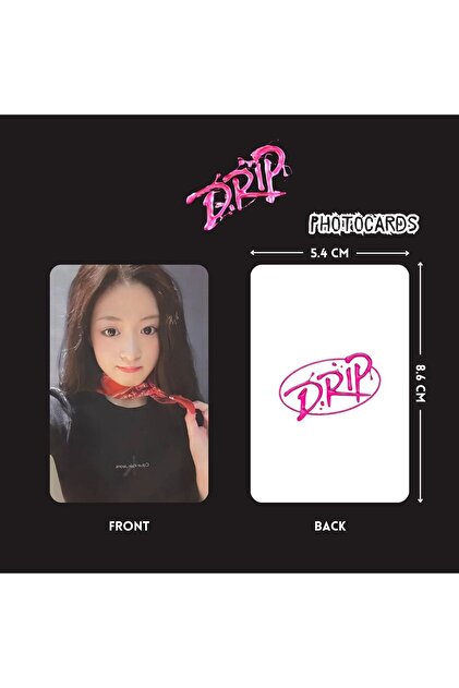 Kpop Dünyasi BABYMONSTER Ahyeon '' Drip '' Photocards Set - Fiyatı
