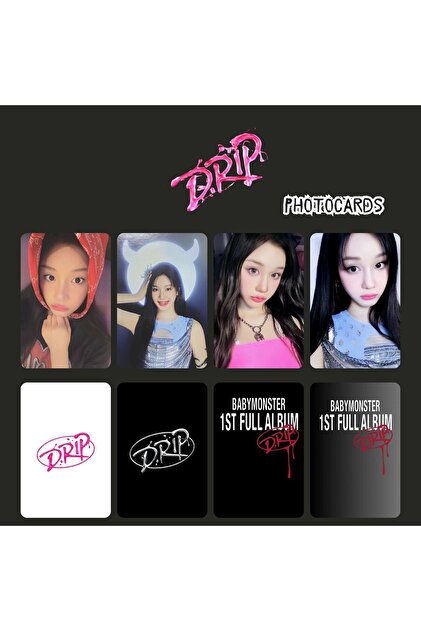 Kpop Dünyasi BABYMONSTER Pharita '' Drip '' Photocards Set