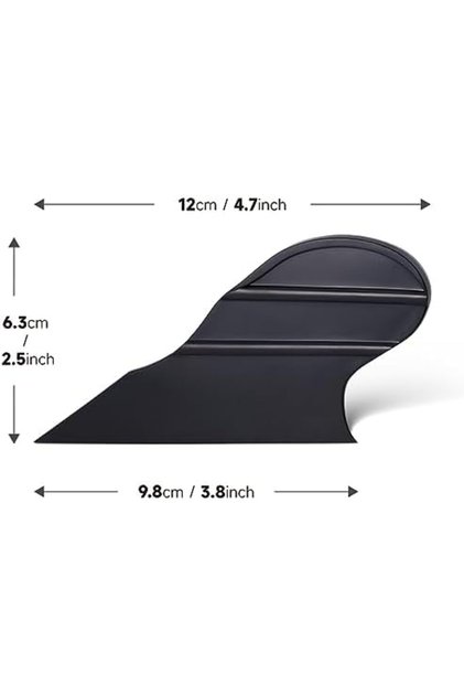Small Corner Edge Rag with Handle Window Filming Apparatus Black