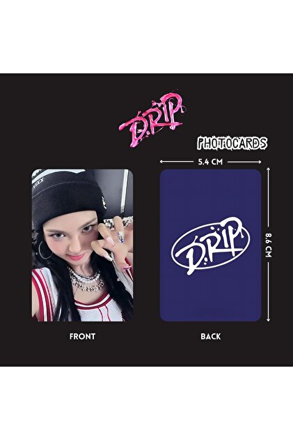 Kpop Dünyasi BABYMONSTER '' Drip '' POB Photocards Set - Fiyatı