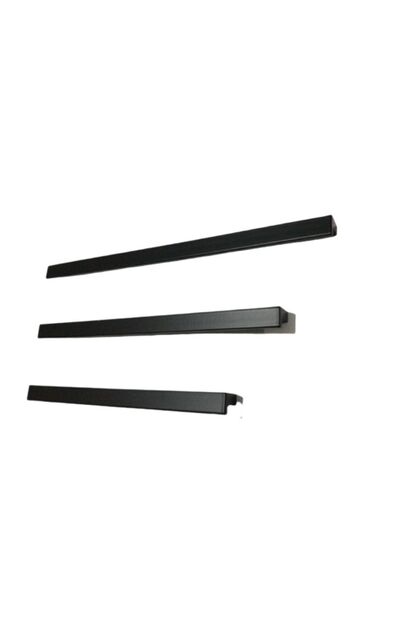 L Alüminyum Dolap Kulpu Mat Siyah 160mm