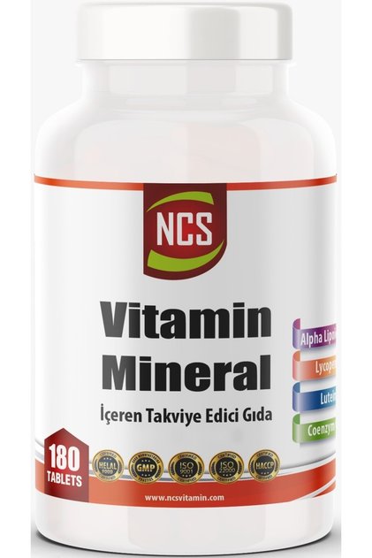 Vitamin Mineral Multivitamin Coenzyme Alpha Lipoic Acid 180 Tablets