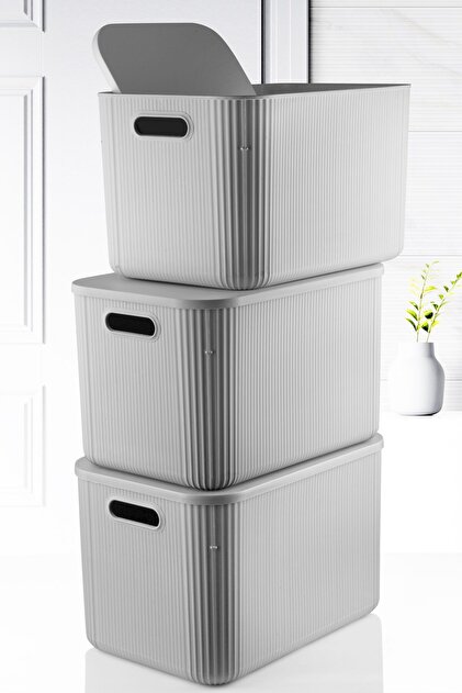 Nandy Home 3'Lü Set Çok Amaçlı Dekoratif Düzenleyici Depolama