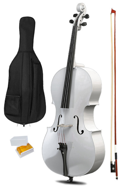 Midex GT-124WH Profesyonel Üst Kalite Beyaz Çello Viyolonsel