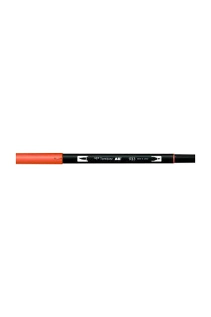 Ab-T Dual Brush Pen Graphic Pen Orange 933