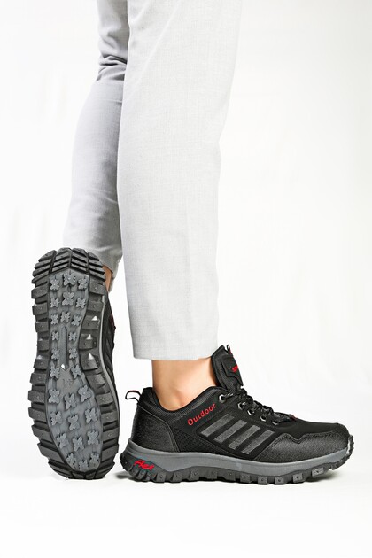 Black Unisex Water and Cold Resistant Winter Trekking Outdoor Sneaker Shoes Energy Lw4397