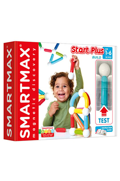 Set de constructie - SmartMax Set educativ Start+ (30 piese) cu fereastra de test