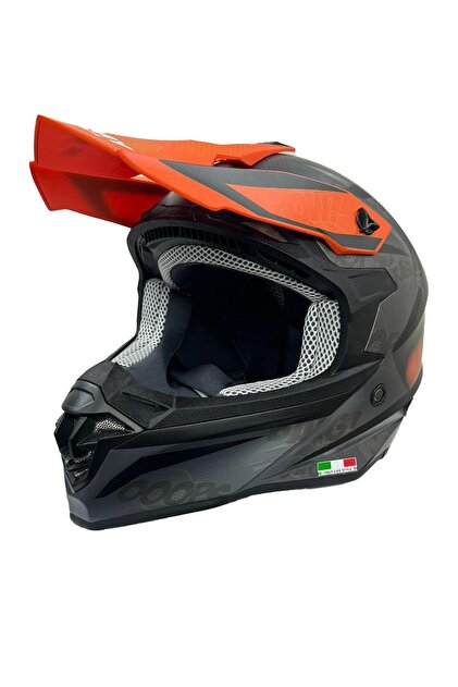 Sway 617 Full Face Cross Kapalı Bisiklet Motosiklet Enduro Kaskı