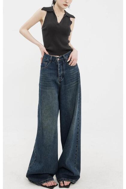 Y2K Retro Unisex Jeans/Stars Jean Pants