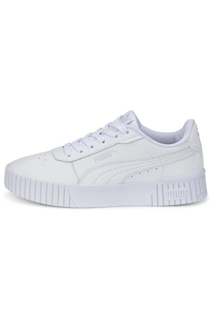 Puma 386185 Carina 2.0 Jr Sneaker Kadın Spor Ayakkabı BEYAZ-BEYAZ