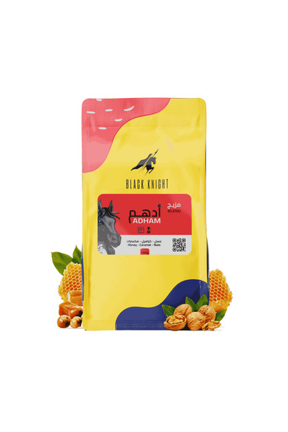 حبوب قهوة خاصة لـ V60 و Espresso Corps Roasted Black Knight Adham (1 كجم)