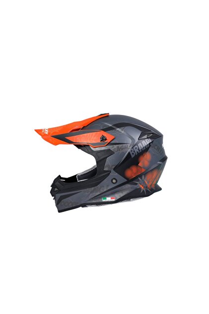 Sway 617 MATT POW BLACK ORANGE CROSS KASK - Fiyatı, Yorumları