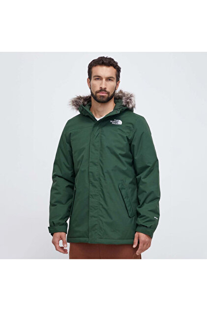 The North Face Recycled Zaneck Erkek Yeşil Kapüşonlu Mont - Fiyatı