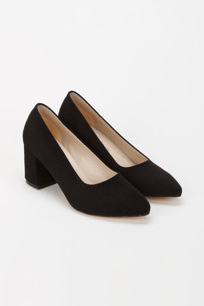 Women's Short Thick Heeled Very Stylish Evening Dress Shoes