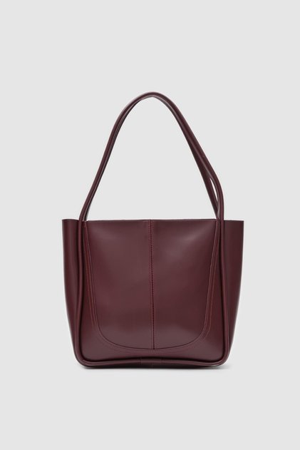 Moscow Double Strap Shoulder Bag Claret Red