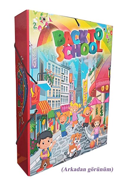 Artlantis Lastikli Klasör Figürlü 1 Adet İpli Klasör 32x24x6 cm
